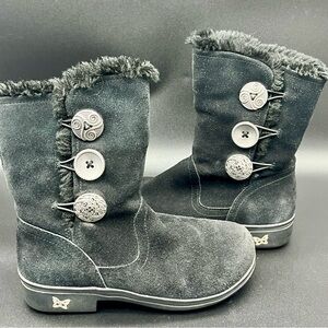 Alegria Nanook Black Licorice Boots SZ 6